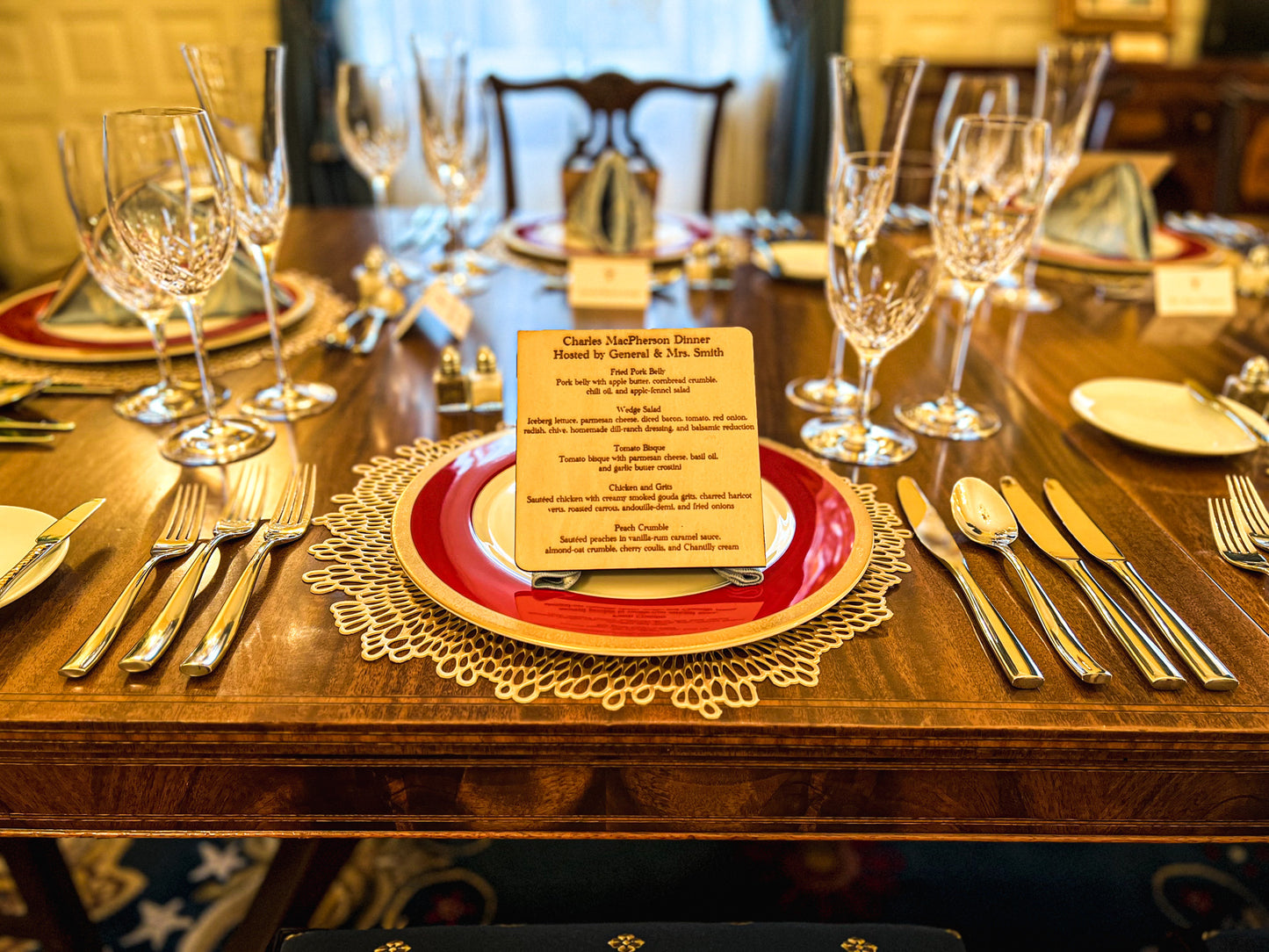 Wooden Menu/Cards (set of 10)