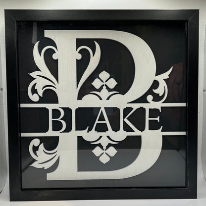 Custom Monogram Sign